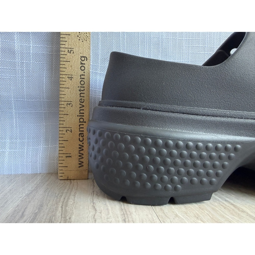 CROCS Women's Black Platform Mary Jane Clog - Picture 11 of 12